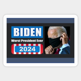 Biden Worst President Ever Magnet